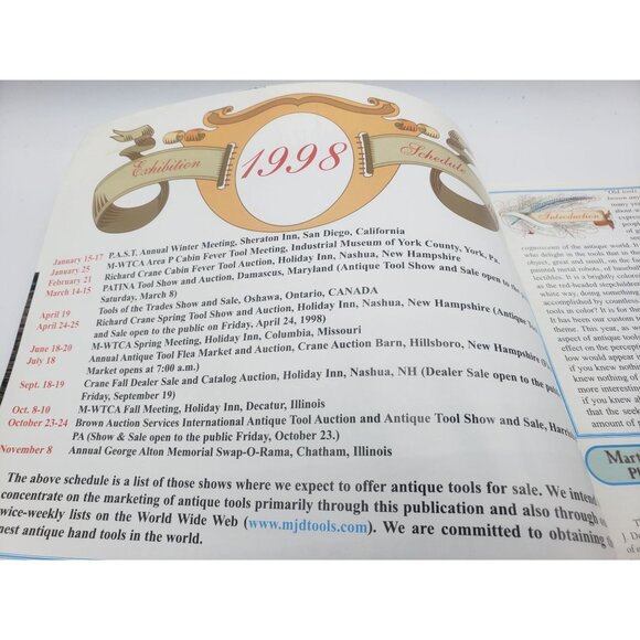 The Catalogue Of Antique Tools 1998 Edition By Martin J. Donnelly - Picture 3 of 9